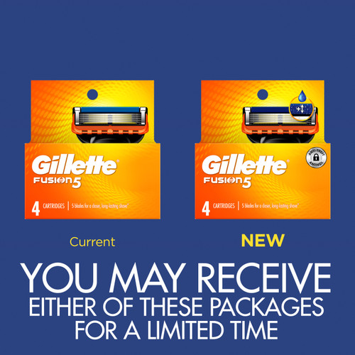 Gillette Fusion5 Manual Razor for Men - 5 Diamond-Like Coated Blades with Styling Back Blade