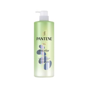 Pantene Pro-V Micellar Shampoo, Detox & Moisturize with Waterlily Extract, Scalp Cleansing for Oily Roots & Dry Ends, 530ml