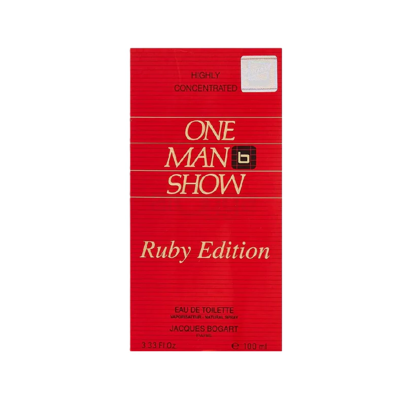 Jacques Bogart One Man Show Ruby Edition Eau De Toilette for Men - 100ml (Highly Concentrated Natural Spray)